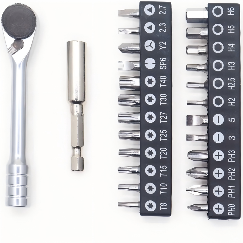 棘轮柄螺丝批旋具12件套