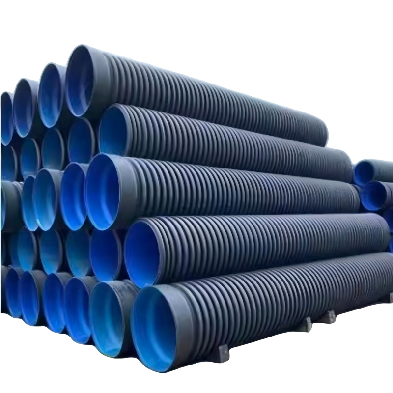 HDPE双壁波纹管（带扩口）