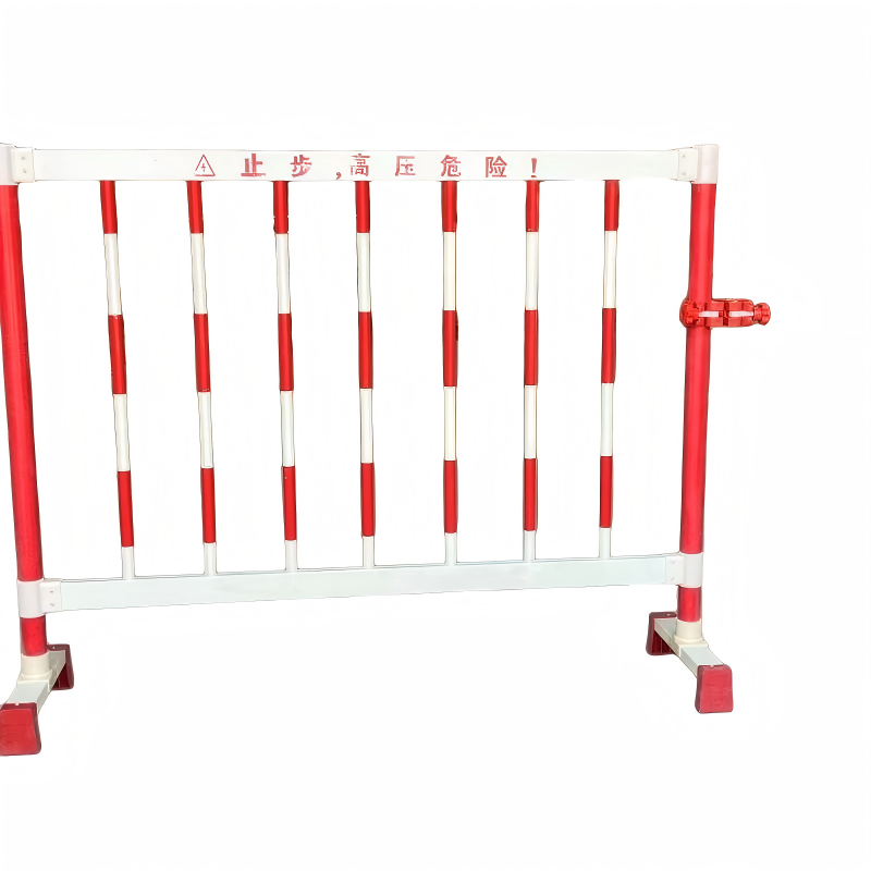 红白竖杆基坑护栏